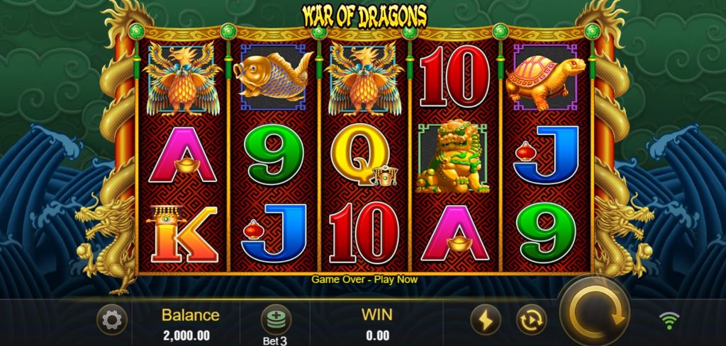 War Of Dragons interface