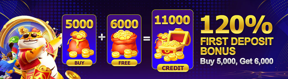 120% First Deposit Bonus